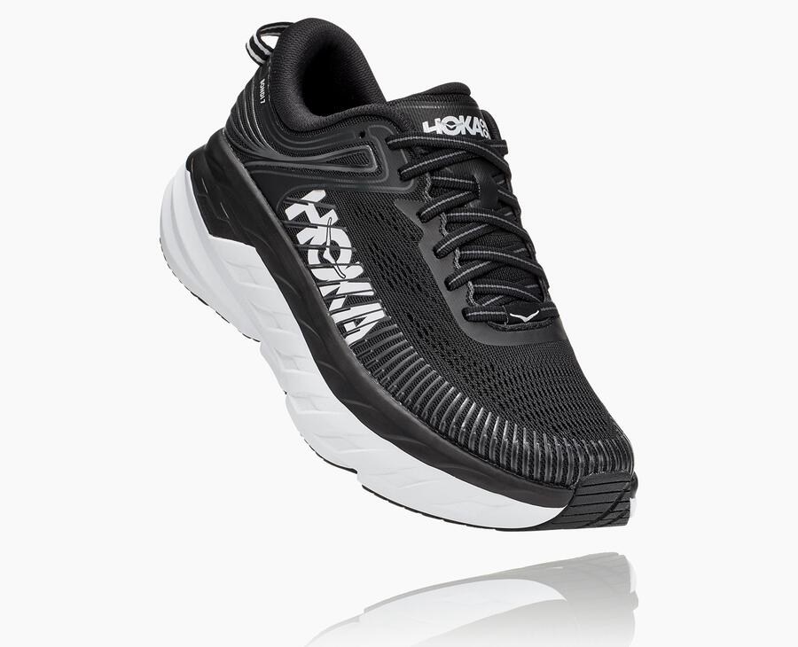 Hoka One One Tenisky Damske Čierne/Biele - Bondi 7 - 16902-LVMA